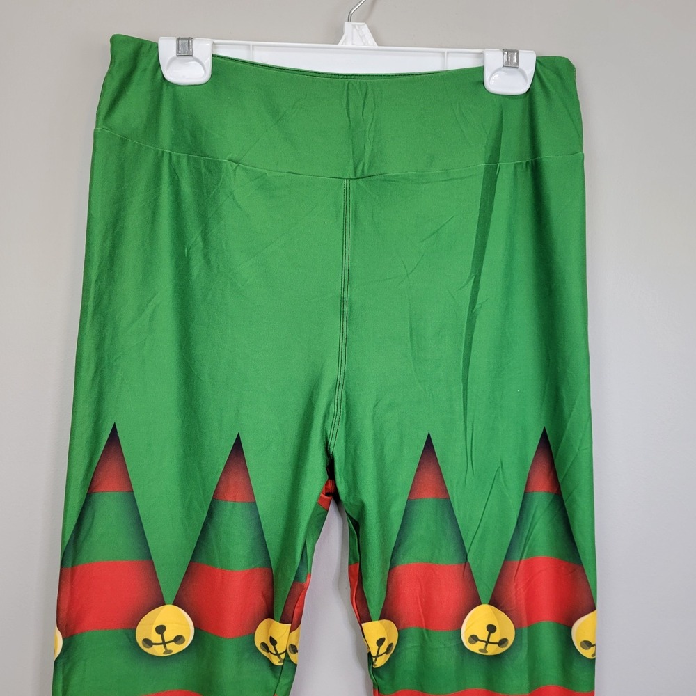 Elf Pants Polyester Spandex Ankle Leggings Extended‎ Tall And Curvy - Picture 2 of 6
